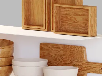 Decorative set 3D model 30