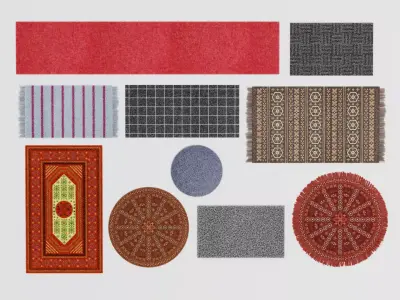 -Rugs Collection- 3D model