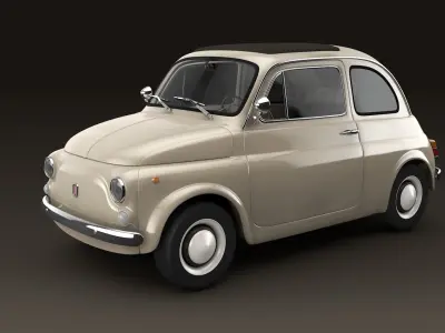 Fiat 500 3D model