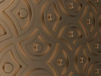 3D Wall Panel 015 Low-poly 3D model