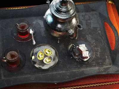 Chinese tea pot 3D model