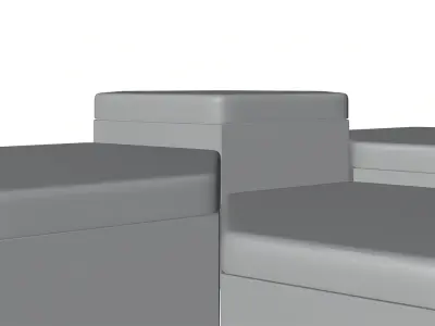 Wooden boxes HG2 3D model