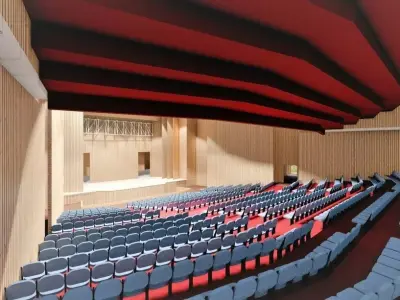 CULTURAL CENTER AND THEATER 3D model