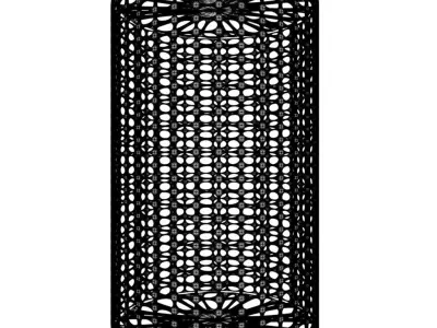 Abstract Geometric Cylinder 3D model