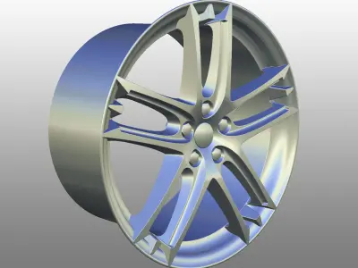 Maserati Grancabrio rims 3D model