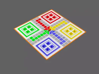 Ludo Board Game 3D print model