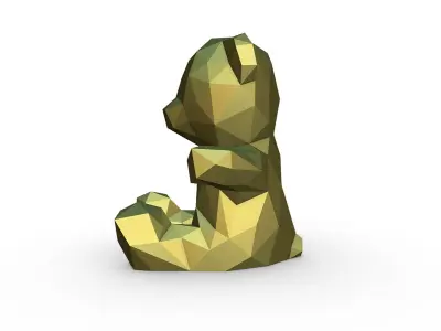 Teddy bear 3D print model