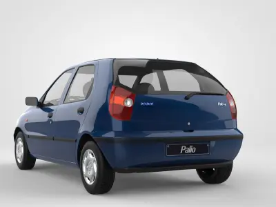 Fiat Palio 1996 - 2002 3D model