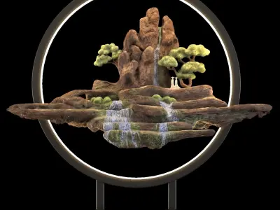 decorative Light  Low-poly 3D model