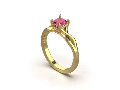 ring code 116 3D print model