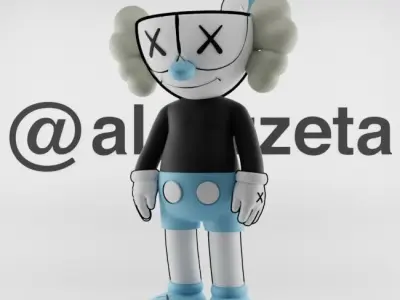 Kaws MugMan for Print 3D print model