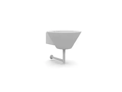 sink toilet 3d model 3D model