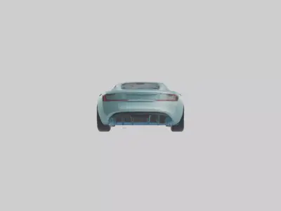 Hybrid Car Model 1 Low-poly 3D model
