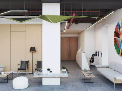 Waiting Room 3D model