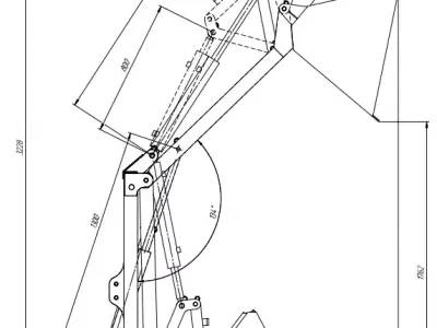 Loader on tractor 3D model