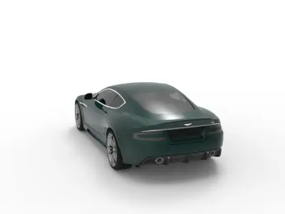 Aston Martin Car 3D Model 3D model