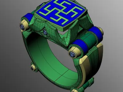 Ring akr 16 3D print model