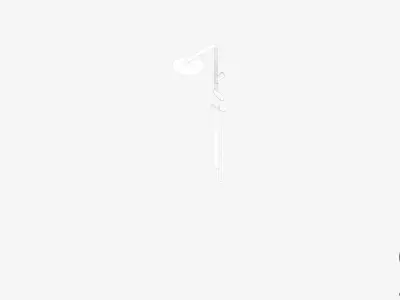 Shower - Twin - Luxury - Feather Low-poly 3D model