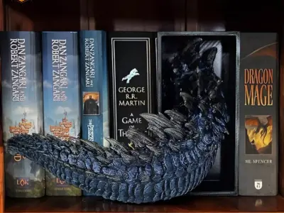 Dragon Tail - Book Nook 3D print model