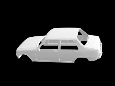 Renault 7 car 3D print model