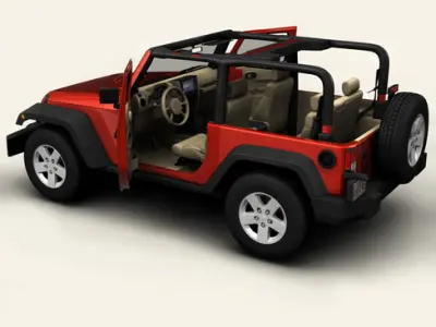 Jeep Wrangler 2007 3D model