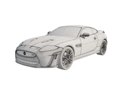 Jaguar XKR-R 3D model