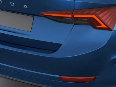 Skoda Octavia 2020 3D model