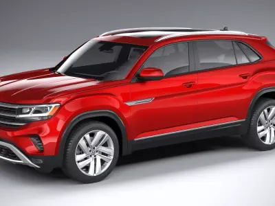 Volkswagen Atlas Cross Sport Regular 2021 3D model