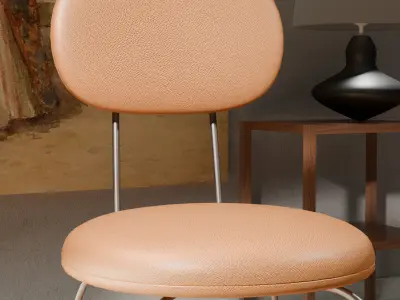 Archviz Single Seat 2 Basic Scene and Lighting 3D model