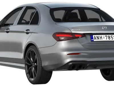 Mercedes-Benz E53 AMG sedan 2021 3D model