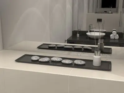 Hotel Bathroom 3D model
