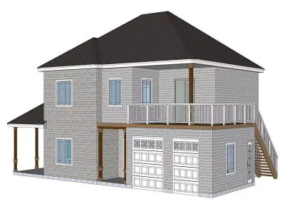 Contemporary House 32 -Archimple LLC 3D model