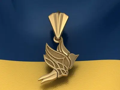 Ukrainian Trident  3D print model