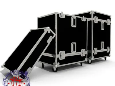 Flight Cases 3D model