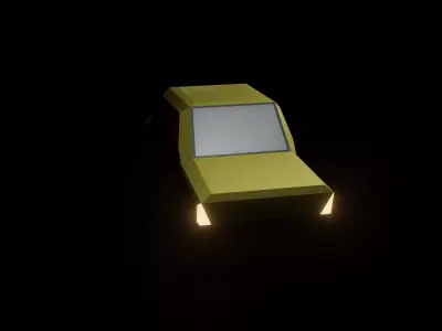 LowPolyCar car Free low-poly 3D model