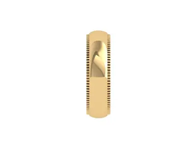 Solitaire Engagement Ring 3D print model 3