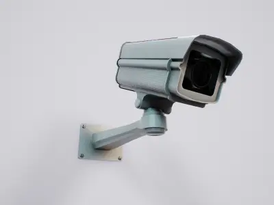Surveillance Camera Free low-poly 3D model