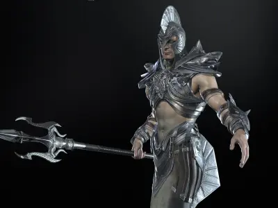 Atlant Low-poly 3D model