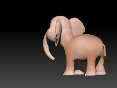 Elephant  3D model purchase