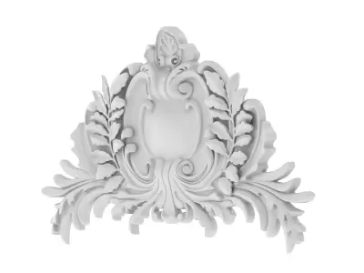 Cartouche Ornament 041 3D model