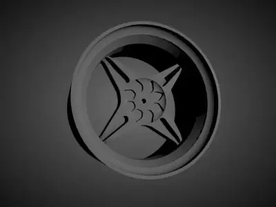 SSR Type X scalable and Printable rim 3D print model