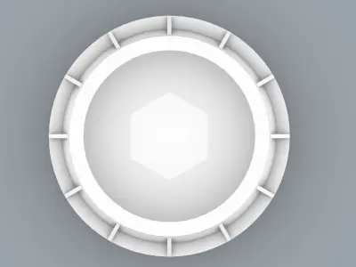 Maserati Radio Button 3D print model