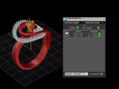 woman ring  3D print model purchase