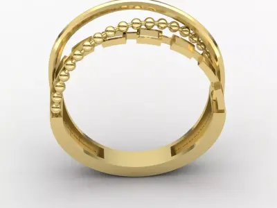 CrossOver Rings Collection 3D print model