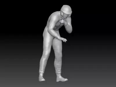 FORMULA ONE PIT STOP 9 3D print model