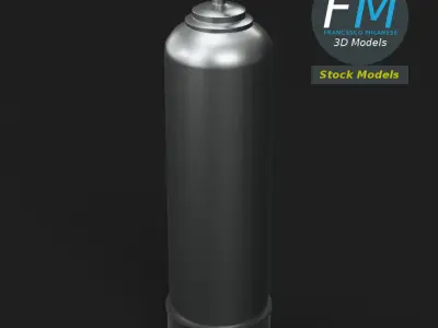 Scuba diving tank 3D model