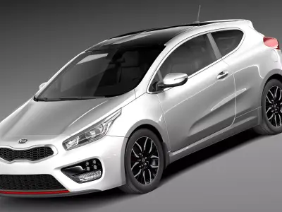 Kia PRO Ceed GT 3door 2015 3D model