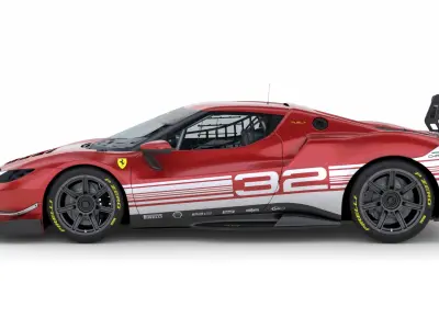 Ferrari 296 Challenge 2024  3D model