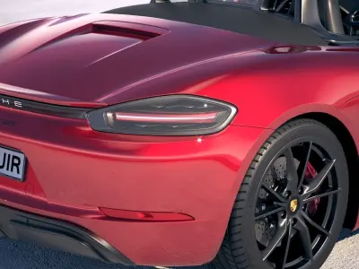 Porsche 718 Boxster GTS 2018 3D model
