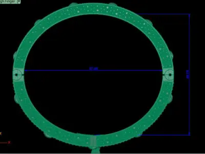 Unique bracelet 3D print model